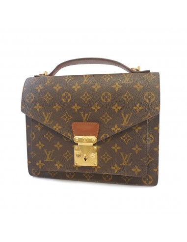 Auth Louis Vuitton Handbag Monogram Monceau M51185 en linge