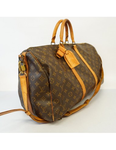 Auth Louis Vuitton Boston Bag Monogram Keepall Bandolier 50 M41416 Unisex d'Europe débarque