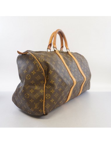 Auth Louis Vuitton Monogram Keepol 50 M41426 MenWomenUnisex Boston Bag Dans la société mordern