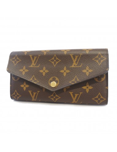 Auth Louis Vuitton Monogram Portefeuille Sarah Womens Long Wallet (bi-fold) Vous souhaitez 