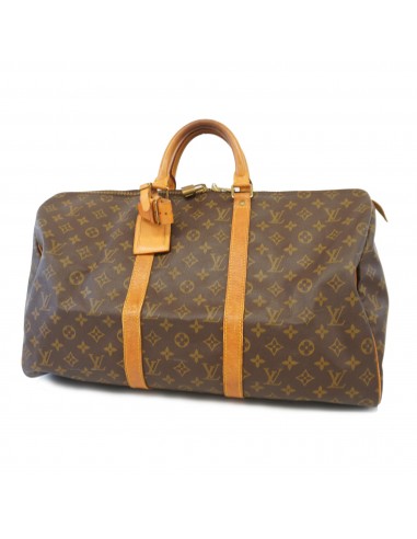 Auth Louis Vuitton Monogram Keepol 50 M41426 MenWomenUnisex Boston BagHandbag ouvre sa boutique