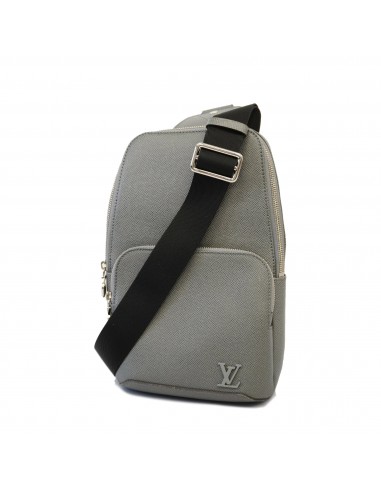 Auth Louis Vuitton Taiga Avene Sling Bag M30801 Mens Sling Bag Gris la chaussure