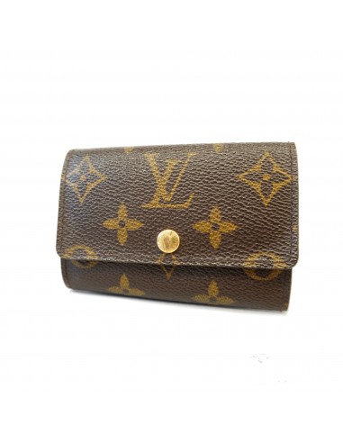 Auth Louis Vuitton Monogram Multicles 6 M62630 MenWomenUnisex Key Case une grave pollution 