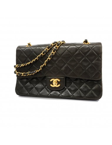 Auth Chanel Matelasse W Flap W Chain Shoulder Bag Womens Leather Shoulder Bag de votre