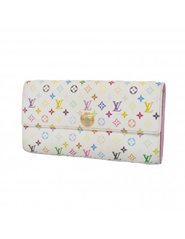 Auth Louis Vuitton Monogram Multicolore Portefeuille Sarah M93744 Womens Wallet 50-70% off 