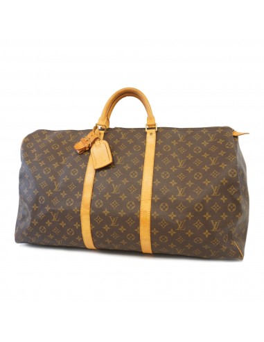 Auth Louis Vuitton Monogram Keepol 60 M41422 MenWomenUnisex Boston Bag Amélioration de cerveau avec