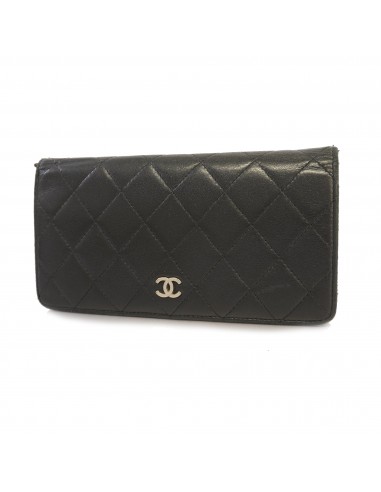 Auth Chanel Matelasse Womens Lambskin Long Wallet (bi-fold) Le MVP de beaucoup