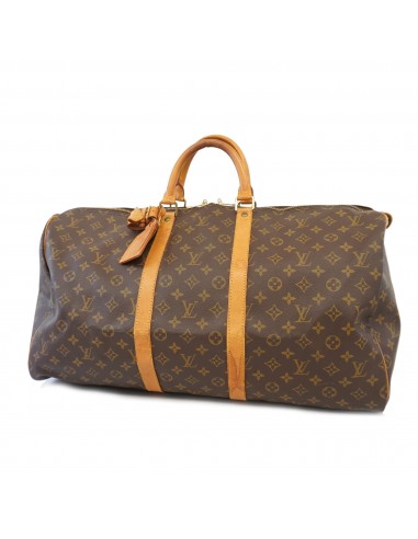 Auth Louis Vuitton Monogram Keepol 55 M41424 MenWomenUnisex Boston BagHandbag Dans la société mordern