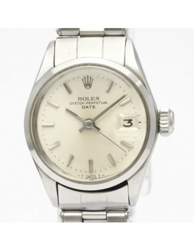 ROLEX Oyster Perpetual Date 6516 Steel Automatic Ladies Watch livraison gratuite